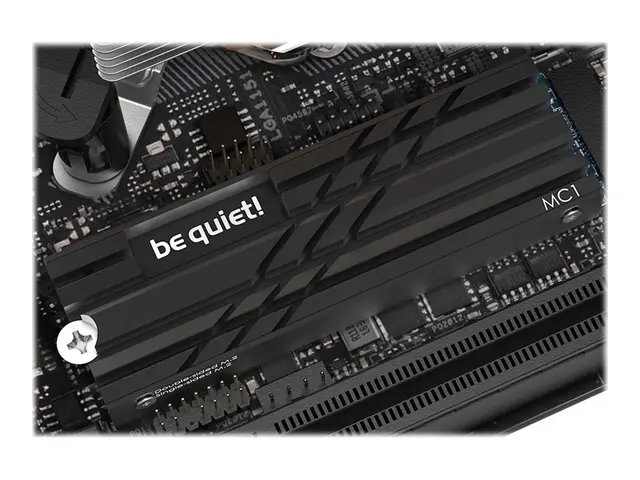 be quiet! MC1 - Fasttilstands-drevvarmelegeme - svart