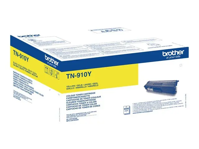 Brother TN910Y - Ultra Jumbo - gul - original - tonerpatron - for ...