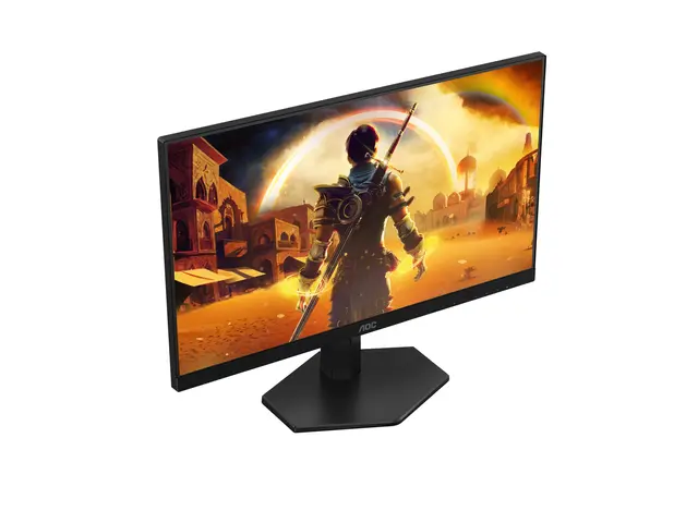 AOC Gaming 24G42E - LED-skjerm - gaming - 24" (23.8" synlig) 1920 x 1080 Full HD (1080p) @ 180 Hz - Fast IPS - 300 cd/m² - 1000:1 - HDR10 - 0.5 ms - HDMI, DisplayPort - svart 