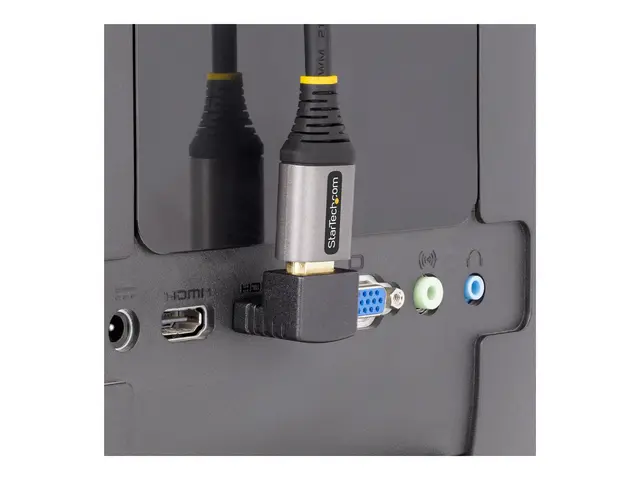 Startech Down Angle HDMI 2.0 Adapter, 90-Degree Port Saver, M/F - ...
