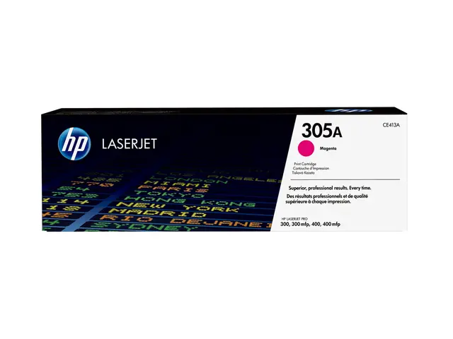 HP 305A - Magenta original LaserJet tonerpatron (CE413A) for Pro 3...