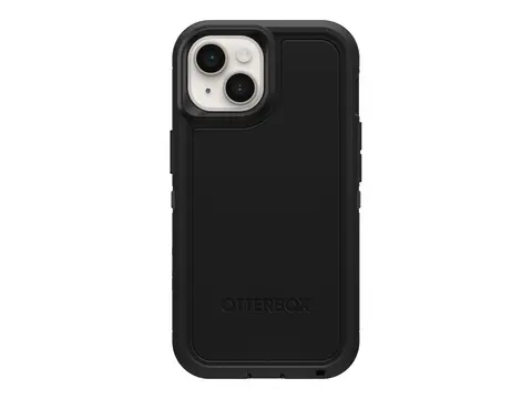 OtterBox Defender Series XT - Baksidedeksel for mobiltelefon robust - med MagSafe - MagSafe-samsvar - polykarbonat, syntetisk gummi - svart - for Apple iPhone 15 Pro