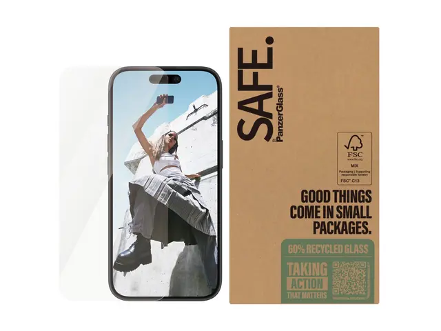 SAFE. by PanzerGlass - Skjermbeskyttelse for mobiltelefon ultrabre...