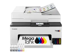 Canon MAXIFY GX2051 MegaTank - Multifunksjonsskriver farge - ink-jet - påfyllbar - Legal (216 x 356 mm)/A4 (210 x 297 mm) (original) - A4/Legal (medie) - opp til 15 ipm (trykking) - 250 ark - 33.6 kbps - USB 2.0, Wi-Fi(ac), LAN