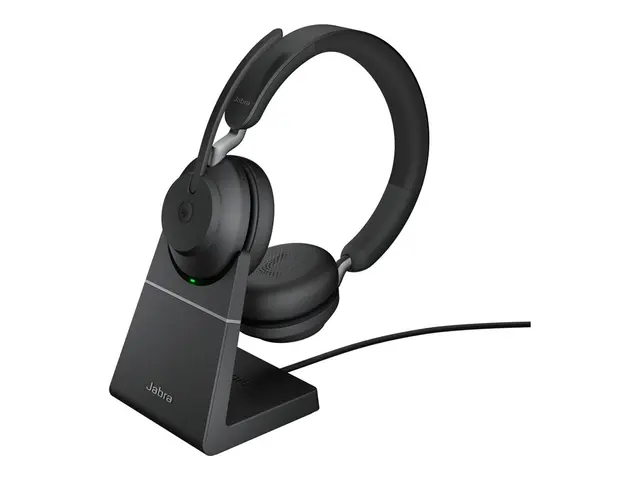 Jabra Evolve2 65 MS Stereo - Hodesett - on-ear - Bluetooth - trådl...
