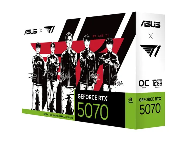 ASUS T1 - OC Edition - grafikkort - GeForce RTX 5070 - 12 GB GDDR7...
