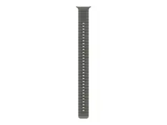 Apple - Klokkerem forlengelse for smart armbåndsur 49 mm, naturlig titanfinish - 130 - 250 mm - gjennomskinnelig sort