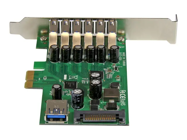 StarTech.com 7 Port PCI Express USB 3.0 Card - Standard & Low-Prof...