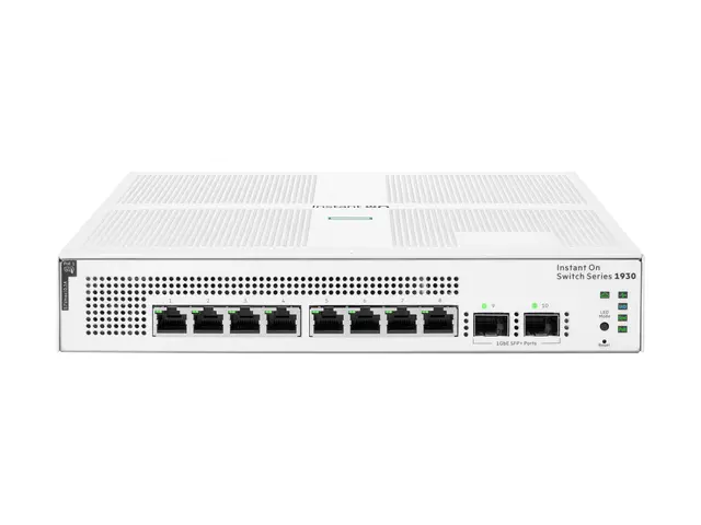 HPE Networking Instant On 1930 8G Class4 PoE 2SFP 124W Switch - L3...