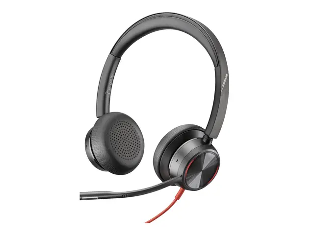 Poly Blackwire 8225 - 8200 series hodesett on-ear kablet aktiv stø...
