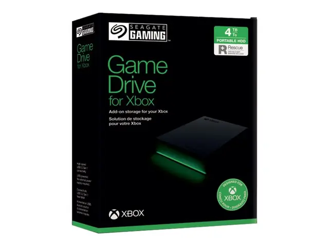 Seagate Game Drive for Xbox STKX4000402 - Harddisk - 4 TB - ekster...