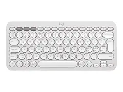 Logitech Pebble Keys 2 K380s - Tastatur tr&#229;dl&#248;s - Bluetooth LE - QWERTY - Nordisk (dansk/finsk/norsk/svensk) - tonalhvit
