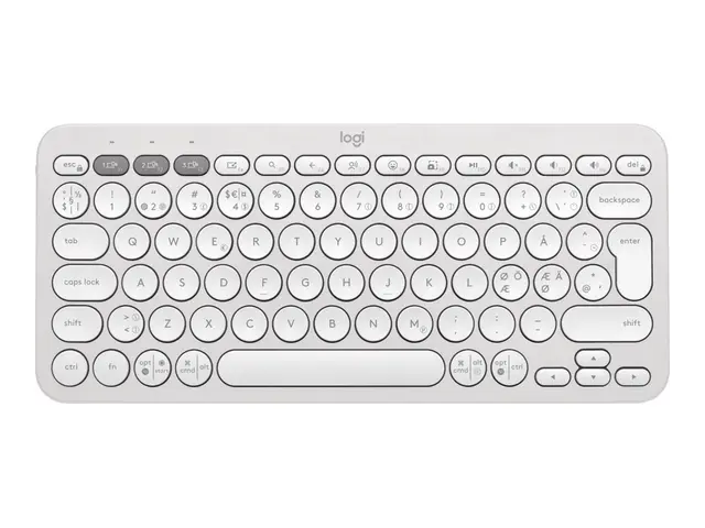 Logitech Pebble Keys 2 K380s - Tastatur trådløs Bluetooth LE QWERT...