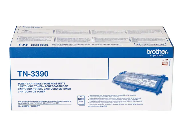 Brother TN3390 - Svart - original - tonerpatron - for Brother DCP-...