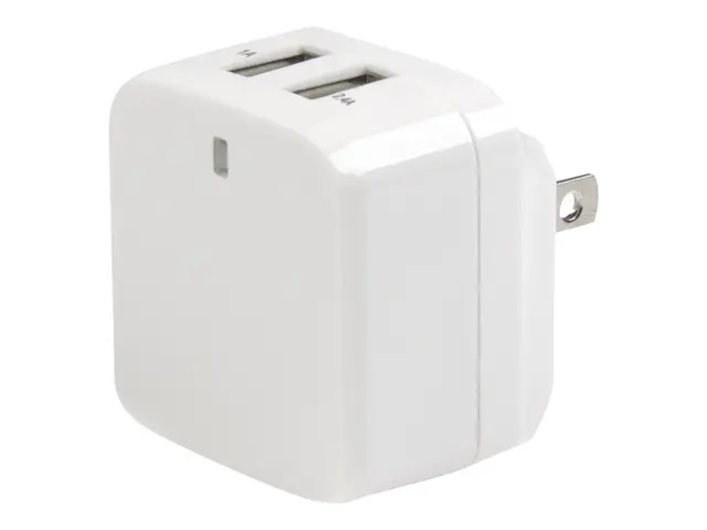 StarTech.com Dual Port USB Wall Charger 17W/3.4A - Travel Charger ...