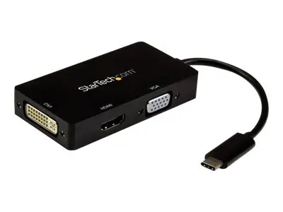StarTech.com 4K USB C to HDMI, VGA & DVI Multi Port Video Display ...