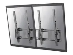 Neomounts NS-WMB200P - Brakett - for 2 LCD-skjermer svart - skjermst&#248;rrelse: 40&quot;-52&quot; - veggmonterbar