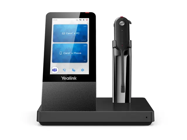Yealink WH67 X Workstation - Hodesett i øret DECT trådløs UC-serti...