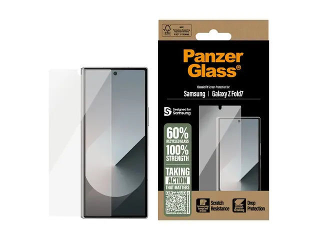 PanzerGlass - Skjermbeskyttelse for mobiltelefon - klassisk passfo...