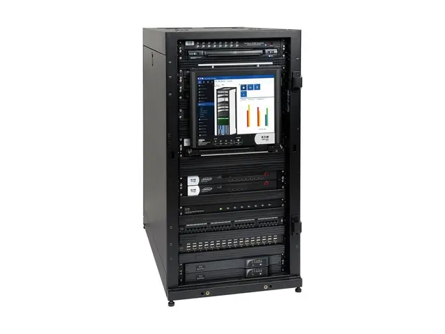 Eaton Tripp Lite Series 25U Rack Enclosure Server Cabinet w Doors ...
