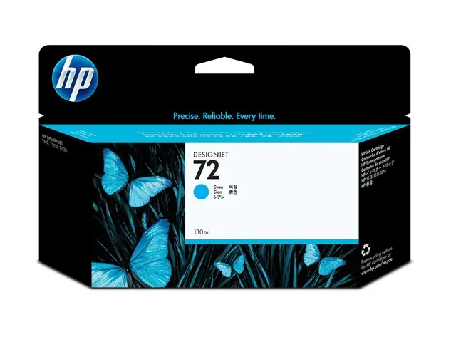 HP 72 - 130 ml cyan original DesignJet blekkpatron for T1100, T110...