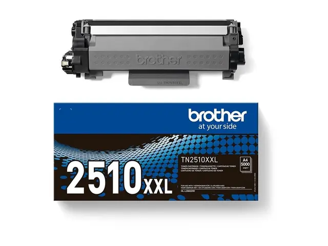 Brother TN2510XXL - Ultra High Yield svart original boks tonerpatr...