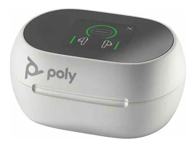 Poly - Øretupp for virkelig trådløse øretelefoner hvit (en pakke 2)