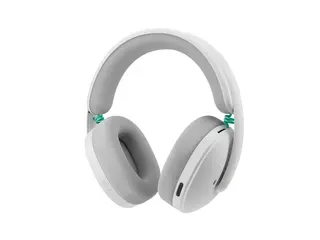 Logitech G G325 - Hodesett - full størrelse Bluetooth / LIGHTSPEED - trådløs - USB-C via Bluetooth-adapter - hvit