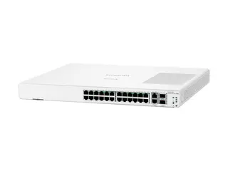 HPE Networking Instant On 1960 24G 2XGT 2SFP+ Switch Switch - Styrt - 24 x 10/100/1000 + 2 x 10 Gigabit SFP+ + 2 x 100/1000/10GBase-T - rackmonterbar - BTO