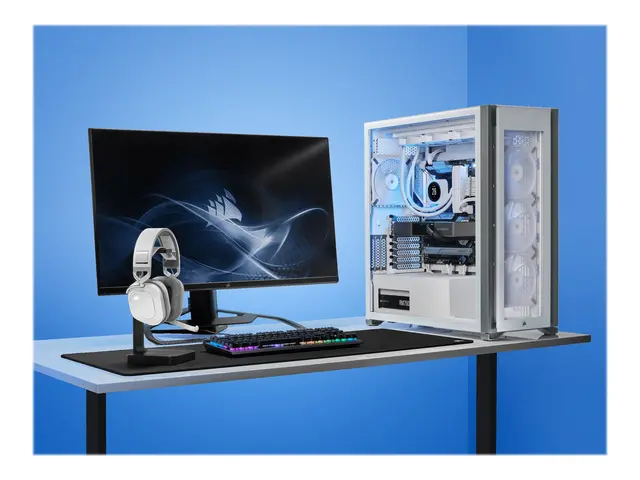 CORSAIR Gaming HS80 RGB - Hodesett full størrelse 2,4 GHz trådløs ...