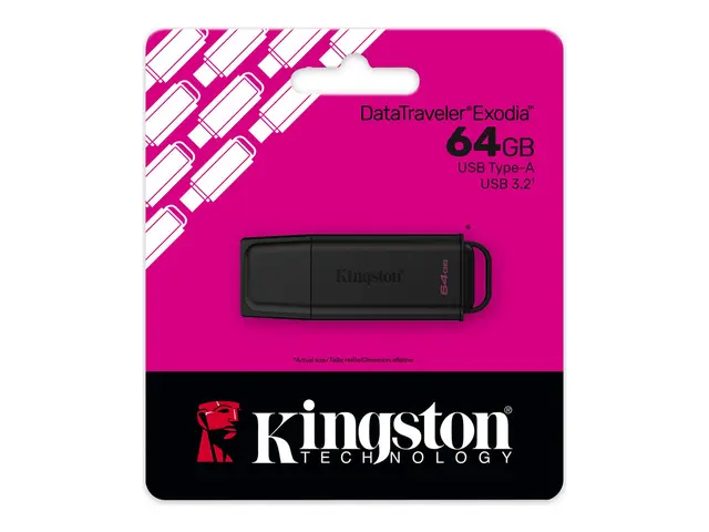 Kingston DataTraveler Exodia - USB-flashstasjon - 64 GB - USB 3.2 ...
