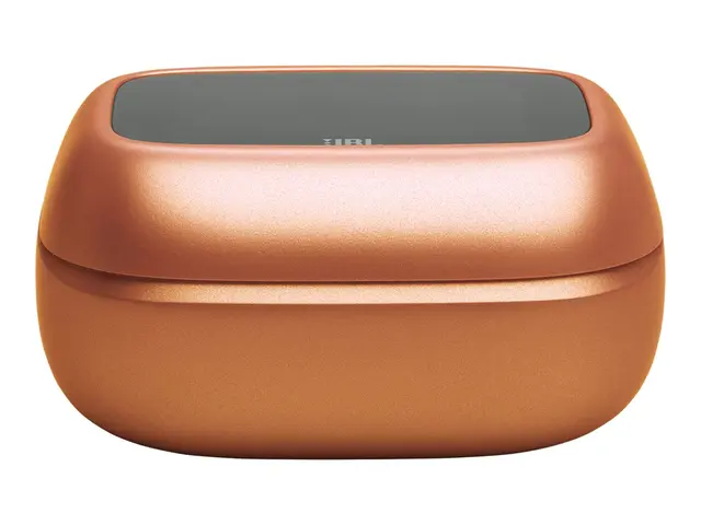 JBL LIVE Beam 4 - True wireless-hodetelefoner med mikrofon i øret - Bluetooth - aktiv støydemping - oransje 