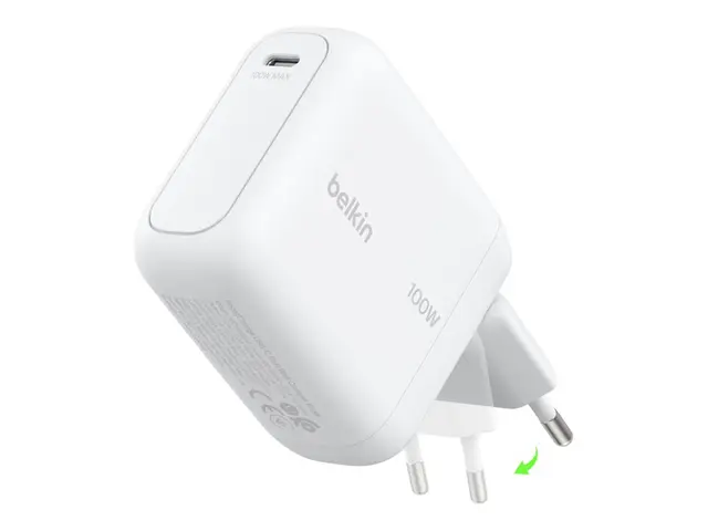 Belkin BoostCharge - Strømadapter - GaN - 100 watt - Fast Charge (...