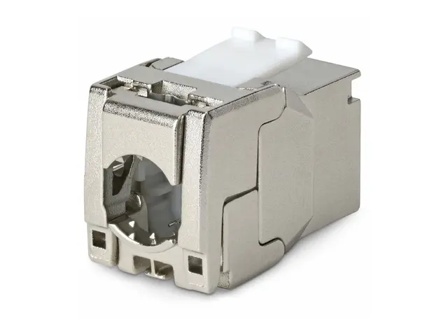 Startech - Trapes-jakk - 180°, toolfree - CAT 8 - STP - RJ-45 - sø...