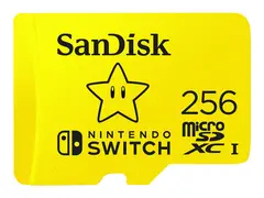 SanDisk Nintendo Switch - Flashminnekort 256 GB - UHS-I U3 - microSDXC UHS-I - for Nintendo Switch