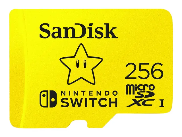 SanDisk Nintendo Switch - Flashminnekort 256 GB UHS-I U3 microSDXC...