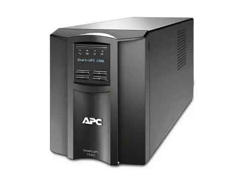 APC Smart-UPS SMT1500IC - UPS - AC 220/230/240 V 1000 watt - 1500 VA - RS-232, USB - utgangskontakter: 8 - svart - med APC SmartConnect