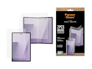 PanzerGlass - Skjermbeskyttelsespakke for mobiltelefon classic fit, sub screen protector &amp; main - glass