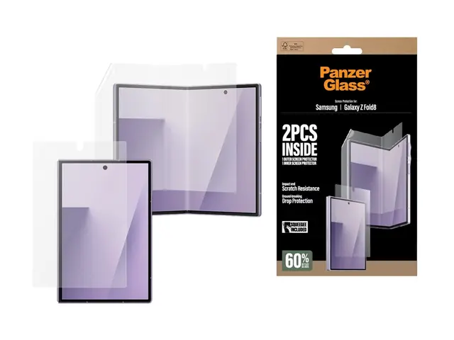 PanzerGlass - Skjermbeskyttelsespakke for mobiltelefon - classic f...