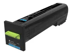 Lexmark - Ekstra høy ytelse - cyan original - tonerpatron LCCP, LRP - for Lexmark CS820de, CS820dte, CS820dtfe