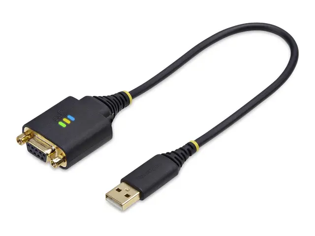StarTech.com 1ft/30cm USB to Null Modem Serial Adapter Cable, FTDI...