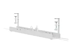 Neomounts - Kabelstyringsskuff - clamp-on design, universal skrivebordsmonterbar - hvit