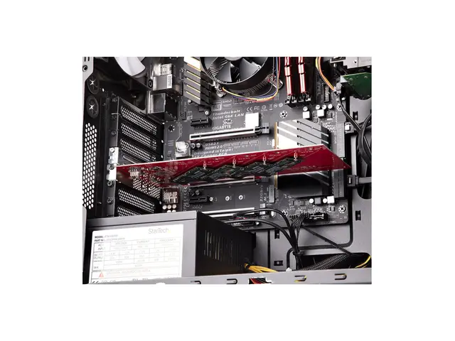 Startech Quad M.2 PCIe Adapter Card, x16 NVMe or AHCI SSD to PCI E...