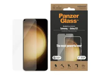 PanzerGlass - Skjermbeskyttelse for mobiltelefon ultravid passform med EasyAligner - glass - for Samsung Galaxy S23