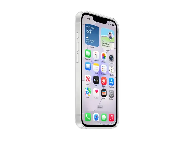 Apple - Baksidedeksel for mobiltelefon MagSafe-samsvar polykarbona...