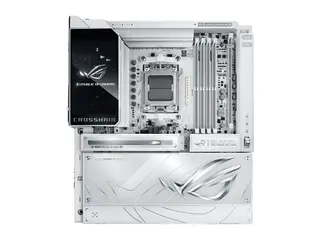 ASUS ROG CROSSHAIR X870E GLACIAL - hovedkort utvidet ATX (E-ATX) - Socket AM5 - AMD X870E