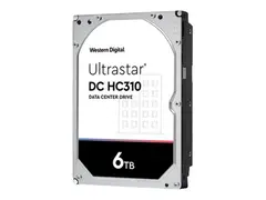 WD Ultrastar DC HC310 - Harddisk kryptert - 6 TB - intern (stasjonær) - 3.5" - SAS 12Gb/s - 7200 rpm - buffer: 256 MB - FIPS 140-2 Level 2 - Self-Encrypting Drive (SED), TCG Encryption