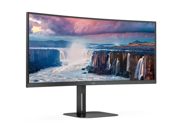 AOC Value-line CU34V5C/BK/23 - LED-skjerm kurvet 34" 3440 x 1440 W...