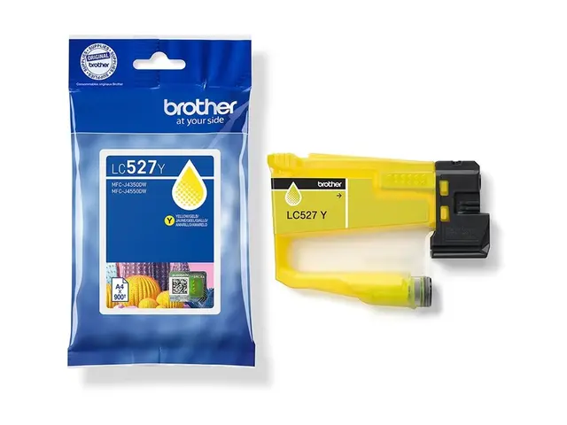 Brother LC527Y - Gul original pillow pack blekkpatron for MFC-J435...