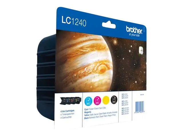 Brother LC1240 Value Pack - 4-pack - svart, gul, cyan, magenta - o...